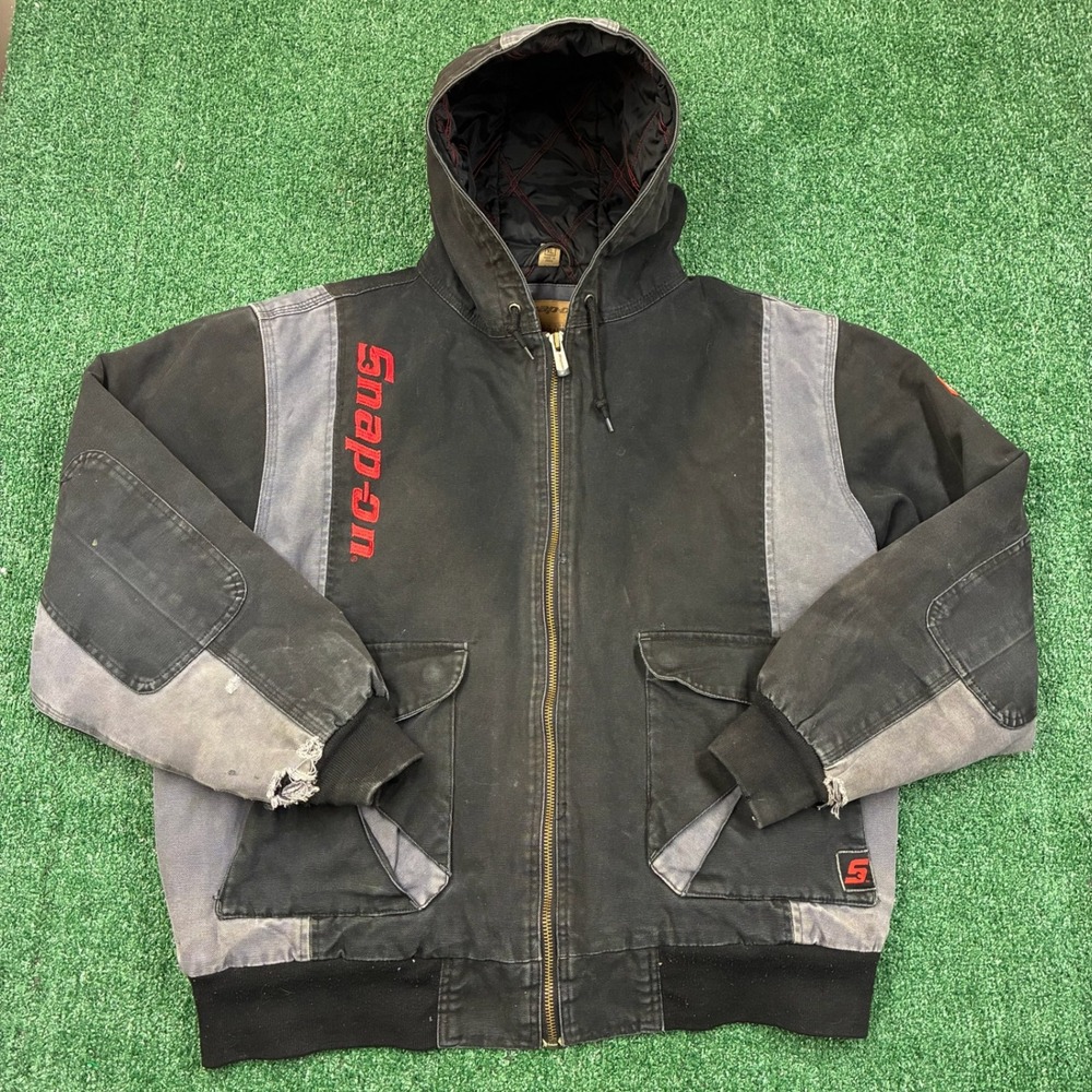 Vintage Snap-On Tools Canvas Workwear Hooded Jacket